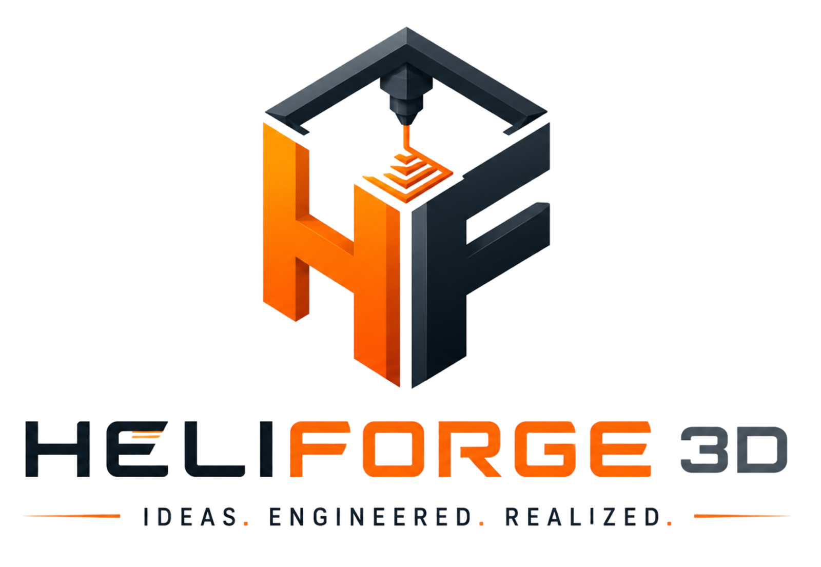 HeliForge3D Logo